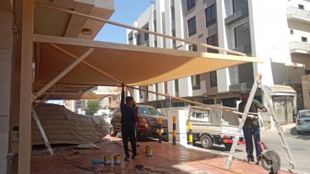 مظلات وسواتر بالمدينة المنورة 